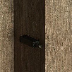 Акватон Шкаф пенал Терра 35 дуб кантри/антрацит – фотография-5